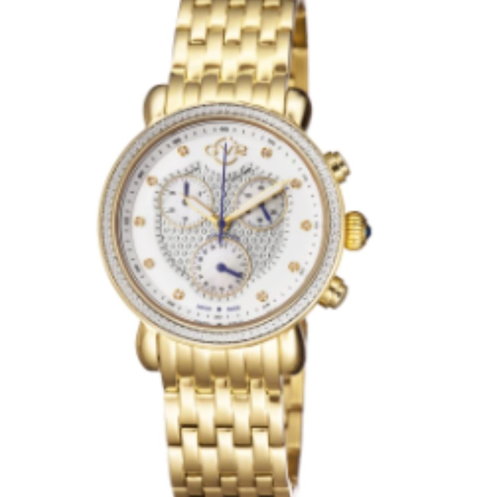 Gevril Women's Marsala Chronograph Diamond Watch
